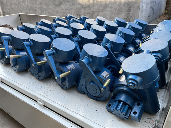 蒸壓釜手搖減速機不帶電鎖型